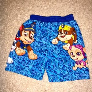 Toddler boys Paw patrol swim trunks